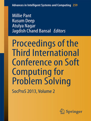 cover image of Proceedings of the Third International Conference on Soft Computing for Problem Solving